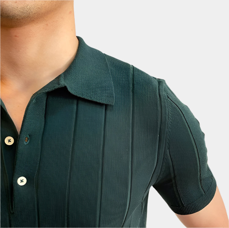 Luca Striped Polo Shirt