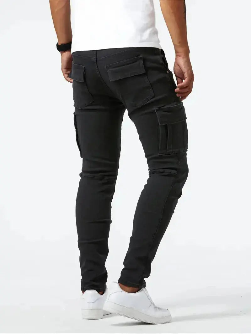 Belmont Denim Cargo Trousers