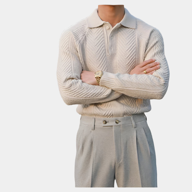 Pattern Knitted Sweatshirt