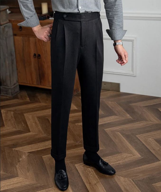 Torino High-Waisted Trousers
