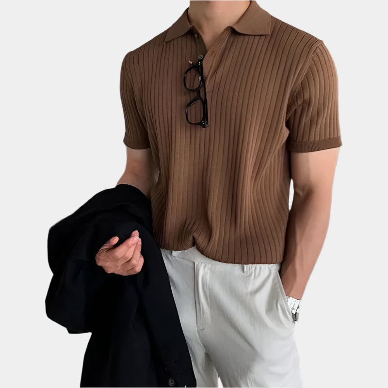 Emiliano Retro Knit Polo