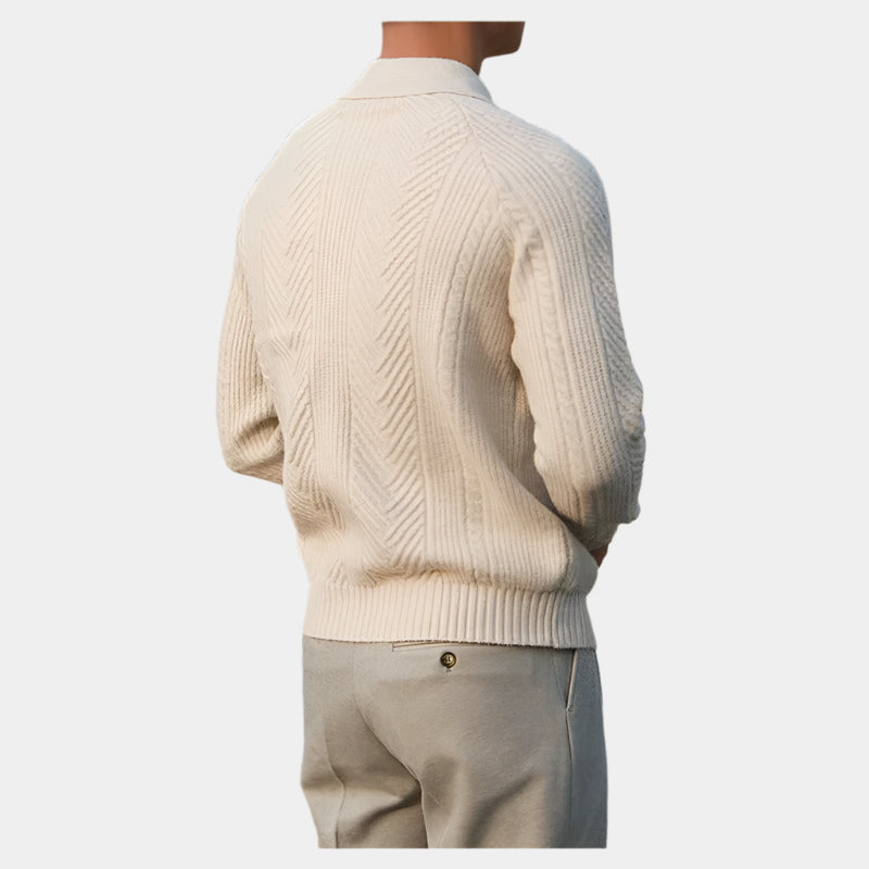 Pattern Knitted Sweatshirt