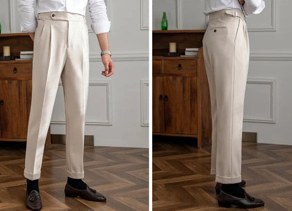 Torino High-Waisted Trousers