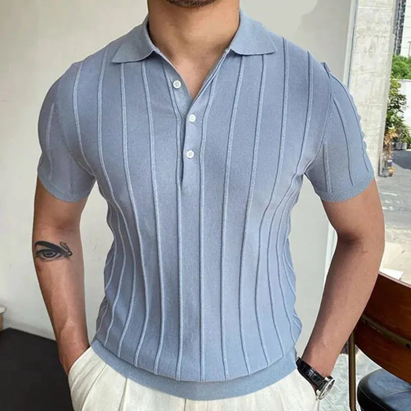 Salvatore Knit Polo Shirt
