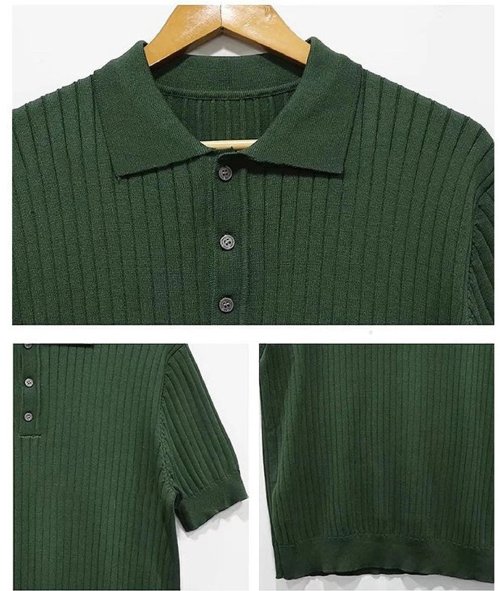 Emiliano Retro Knit Polo