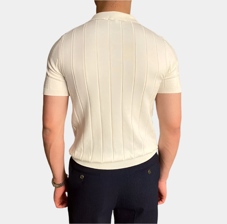 Luca Striped Polo Shirt
