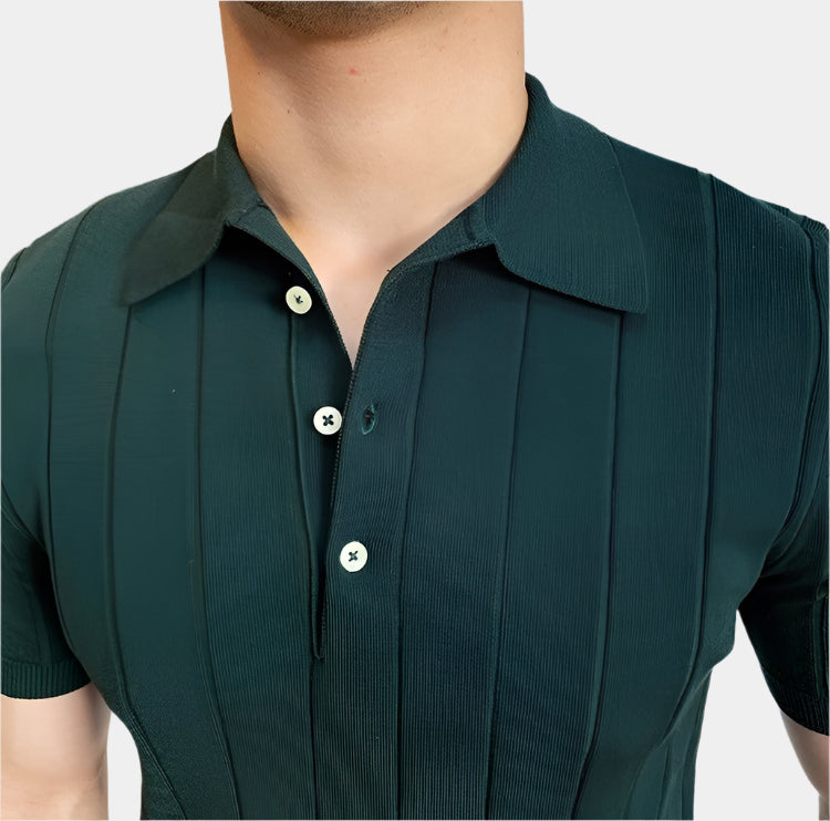 Luca Striped Polo Shirt