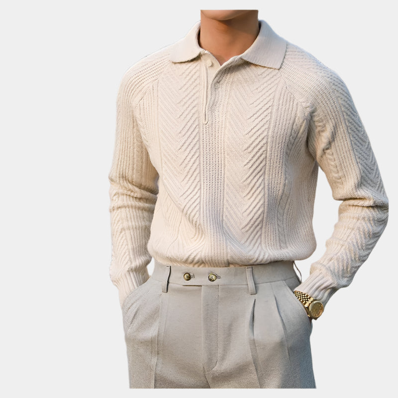 Pattern Knitted Sweatshirt