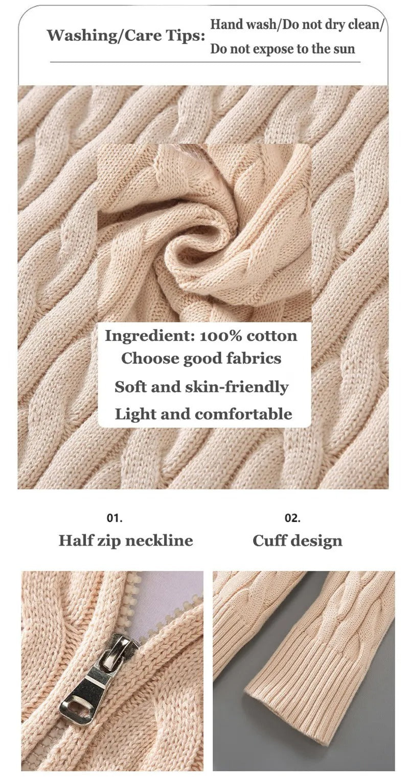 Timeless Half-Zip Sweater
