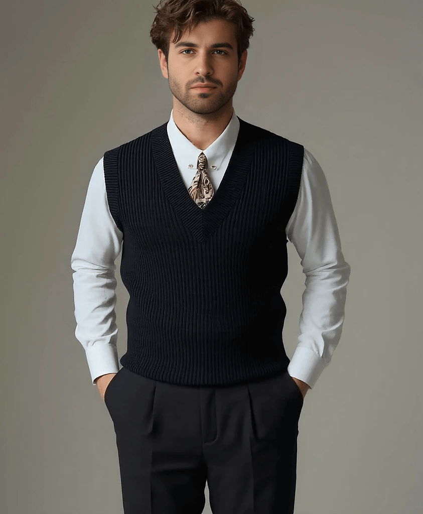 The Elegant Knit Vest