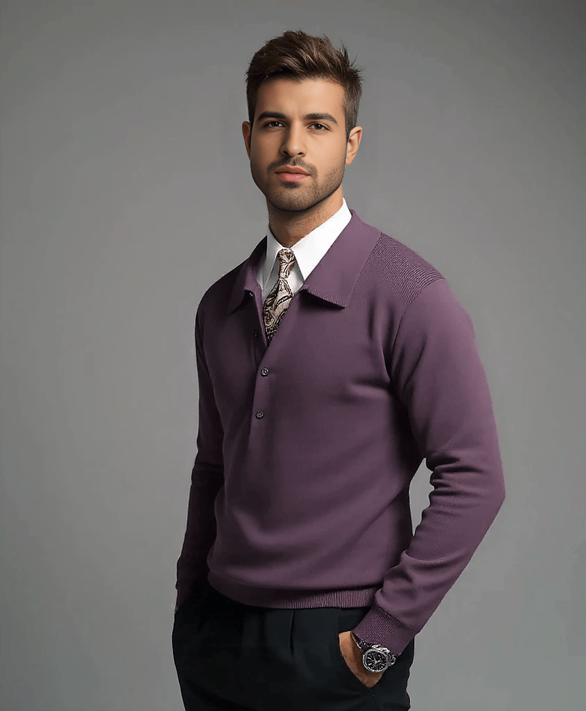 The Noble Knit Polo Sweater