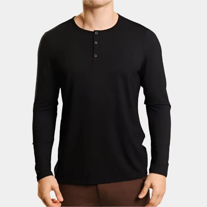 Torino Henry Neck Long Sleeve