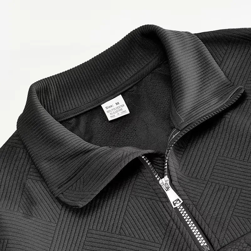 Timeless Elegance Quarter Zip Sweater