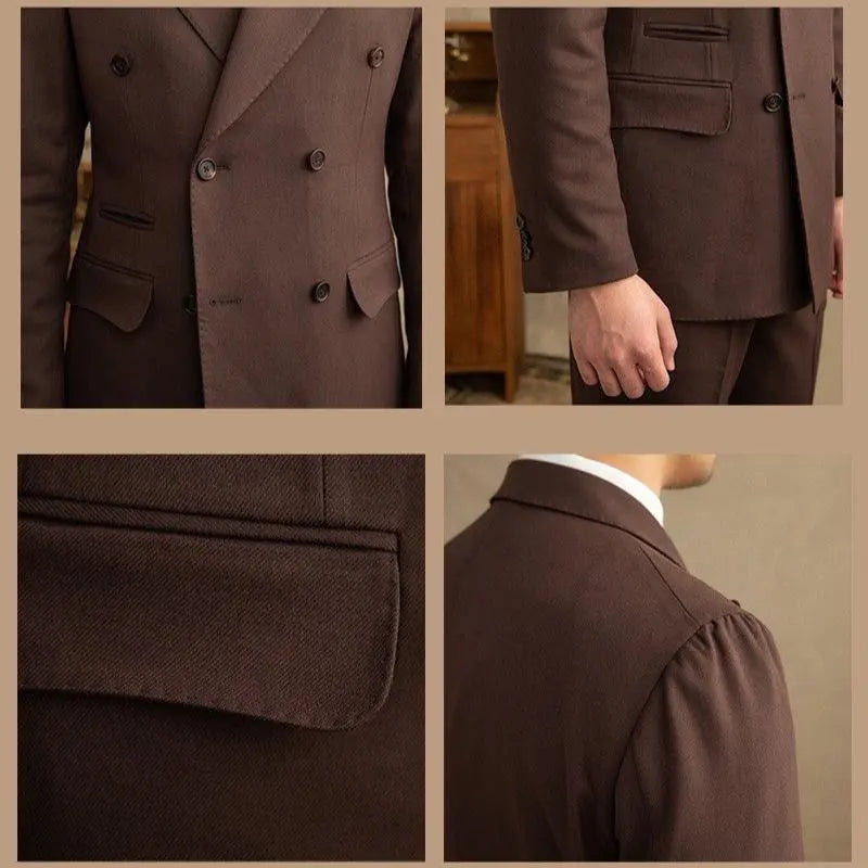 Belvedere Gabardine Suit (Jacket + Trousers)